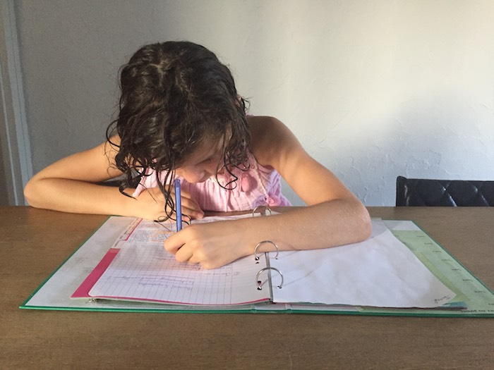 De franse basisschool, huiswerk maken