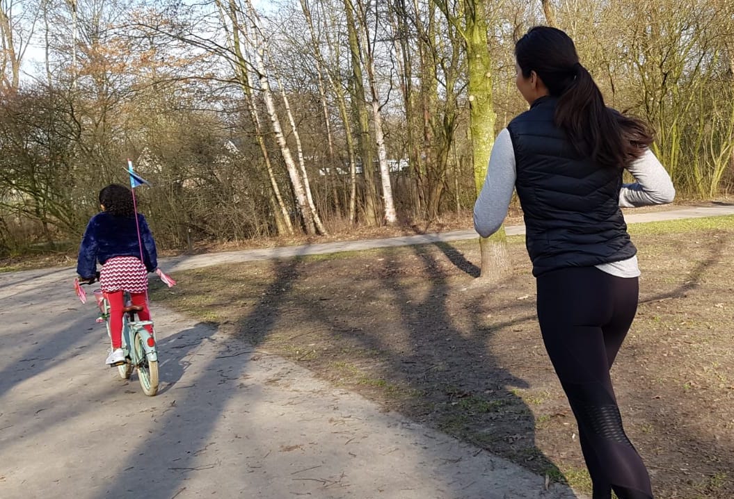 samen hardlopen, hardlopen met kind, samen sporten, sporten met kind