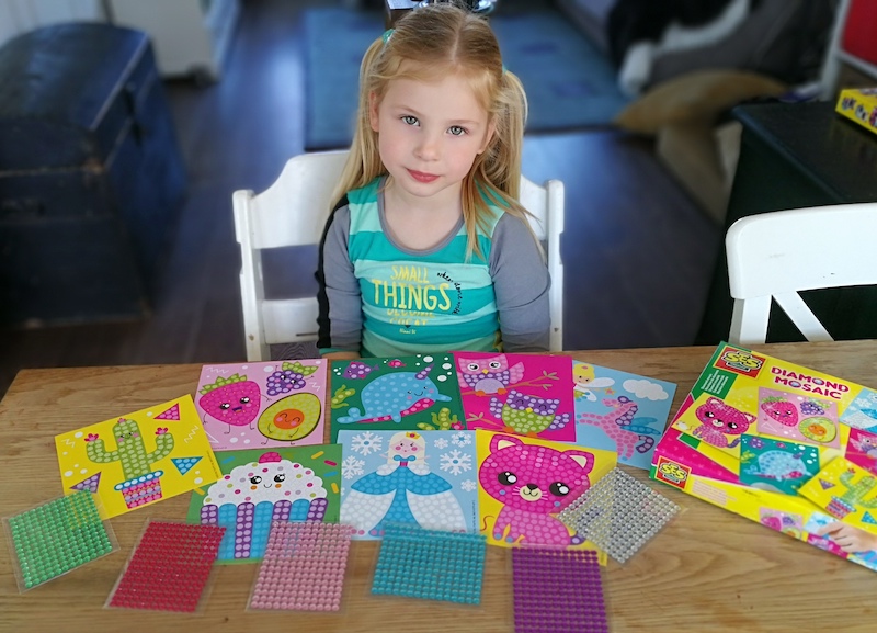 ses knutselset, ses knutselen, ses mozaiek, ses diamond mosaic, ses meisjes