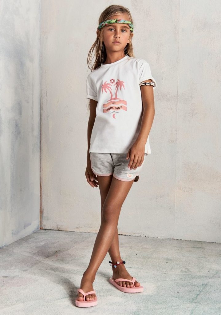 Maglietta Scotch & Soda R'Belle Per Bambina – Manica Lunga, 100% Cotone