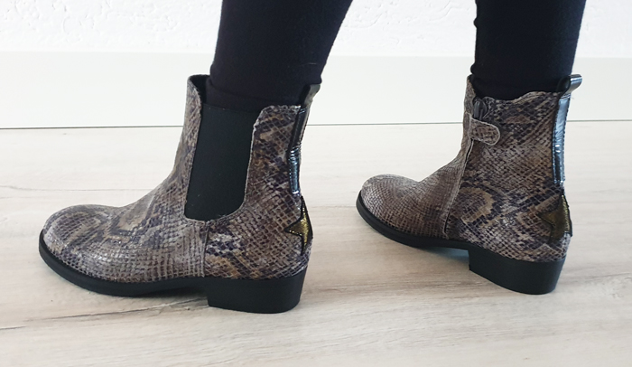 Western boots voor meisjes met snakeprint | Meisjes laarzen GIRLSLABEL
