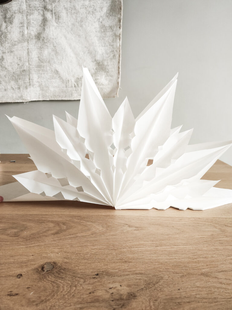 Kerstster maken van papier compleet met DIY beschrijving
