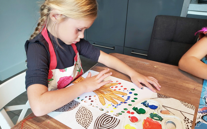 herfst schilderij, herfst schilderij knutselen, knutsel tips