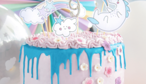 verjaardagstaarten voorbeelden, bakken met kinderen, taarten bakken, unicorn taart