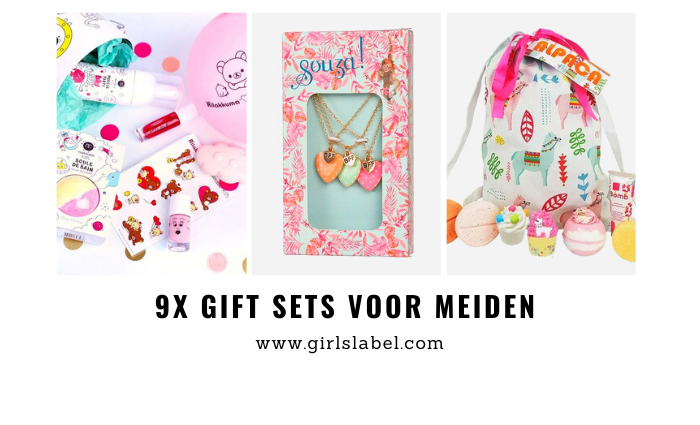 GIft sets voor meiden, giftsets voor meiden, cadeausets voor meiden, cadeausets voor meisjes, meisjescadeautjes