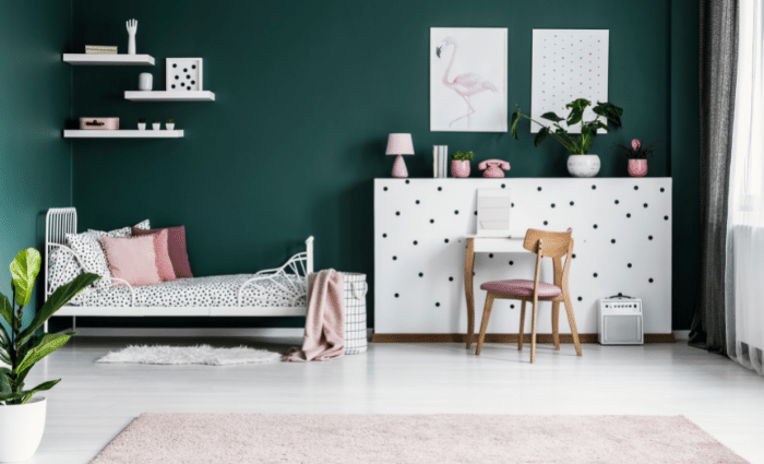 kinderkamer, meisjeskamer, kinderkamer verven