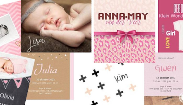 Geboortekaartjes meisjes, geboortekaartjes maken, geboortekaartjes drukken, geboortekaartje meisje, geboortekaartje ontwerpen, geboortekaartje foto