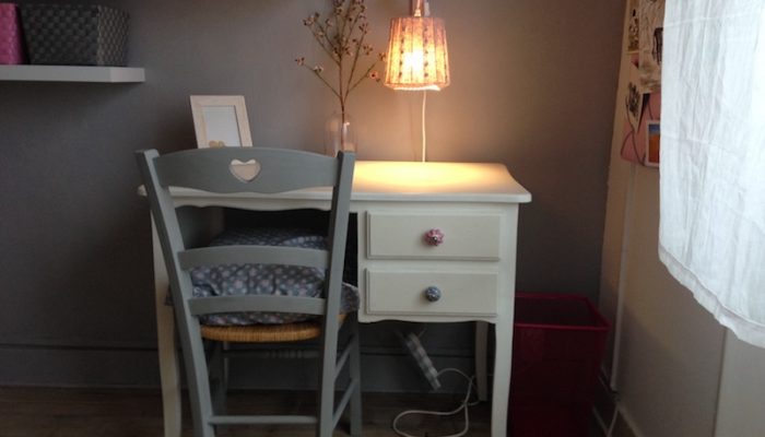 Vintage meisjeskamer, vintage slaapkamer, vintage kinderkamer, dyi meisjeskamer, dyi slaapkamer, meubels opknappen