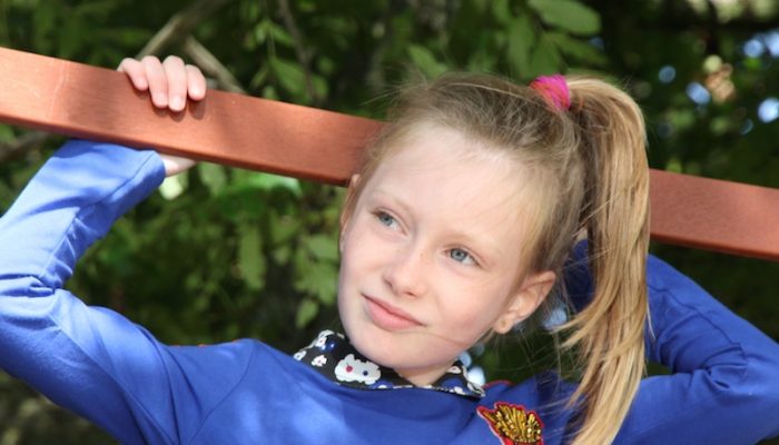 darlin by moodstreet, blauwe sweater, meisjes outfit, moodstreet, aw2018, review, losse kraag