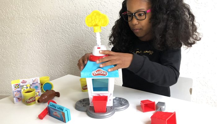 play doh, popcorn klei